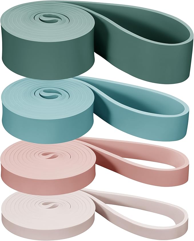 Retrospec Lift Resistance Pull Up Assistance Band Set for Working Out, Home Fitness, Toning, Stretching. Physical Therapy, Muscle Training & Exercise - Lightweight & Portable for Men & Women-GravixFit