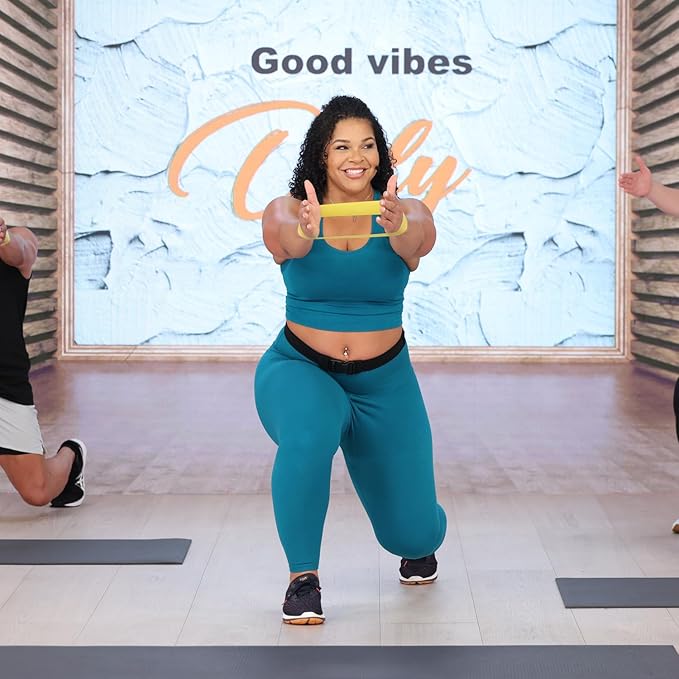 Beachbody Resistance Bands for Booty and Thigh Workouts, Unisex Strength Workout Exercise Loops for Women & Men, Light, Medium & Heavy Resistance Levels, 12 Inch, 3 Pack-GravixFit