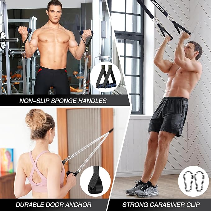 Resistance Bands Set, Pull Up Assistance Bands Pull Up Bands Exercise Bands for Men Women, Workout Bands for Working Out, Muscle Strength Training, Body Stretching-GravixFit