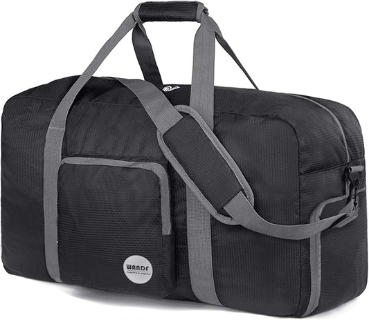 WANDF Foldable Travel Duffel Bag 60-120L Duffle Carry on for Women and Men-GravixFit