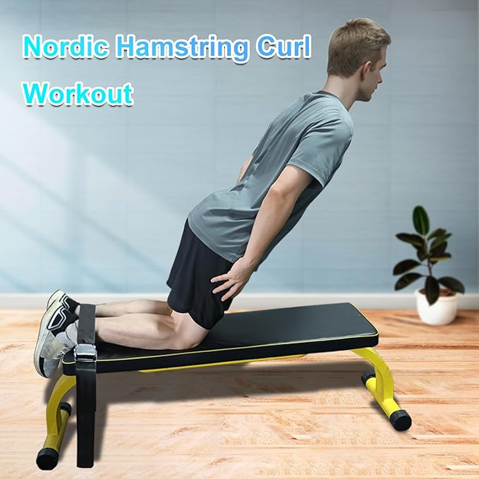 Nordic Hamstring Curl Strap with Quick-Release Buckle – Adjustable Leg Strap for Nordic Curls, Leg Extensions & Home Gym Workouts – Easy to Use for Men & Women-GravixFit