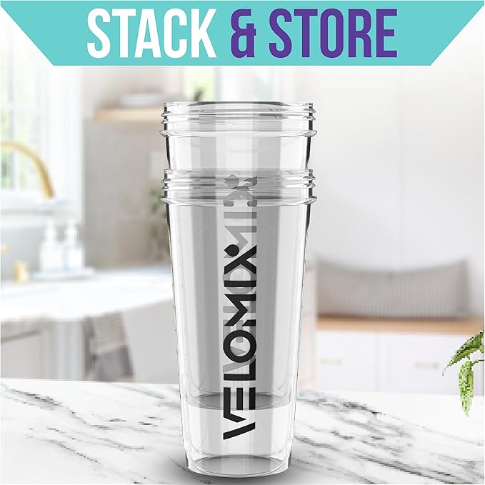'-2 Pack- 28 oz Protein Shaker Bottles for Protein Mixes - 2x Wire Whisk | Leak Proof Shaker Cups for Protein Shakes | Protein Shaker Bottle Pack | Shakers for Protein Shakes - 2xTransparent-GravixFit