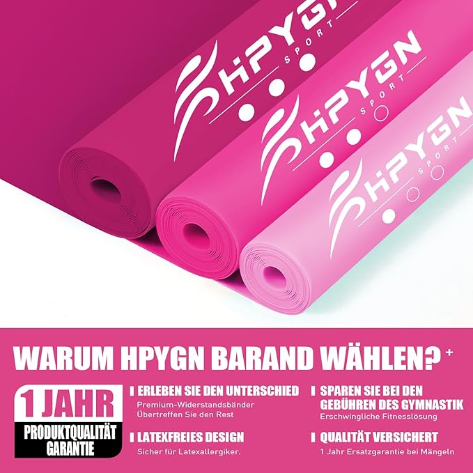 Resistance Bands, Exercise Bands, Physical Therapy Bands for Strength Training, Yoga, Pilates, Stretch Elastic Band with Different Strengths, Workout Bands for Home Gym-GravixFit