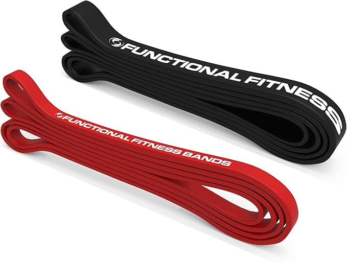 Pull Up Assist Bands Set by Functional Fitness. Heavy Duty Resistance and Assistance Training Band-GravixFit
