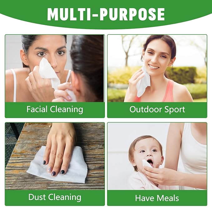 360 PCS Compressed Towel, Mini Compressed Towel Tablets, Disposable Compressed Face Towels, Camping Towel, Portable Bulk Compressed Coin Tissues for Home, Travel, Outdoor Sports-GravixFit