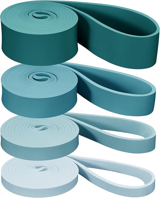 Retrospec Lift Resistance Pull Up Assistance Band Set for Working Out, Home Fitness, Toning, Stretching. Physical Therapy, Muscle Training & Exercise - Lightweight & Portable for Men & Women-GravixFit