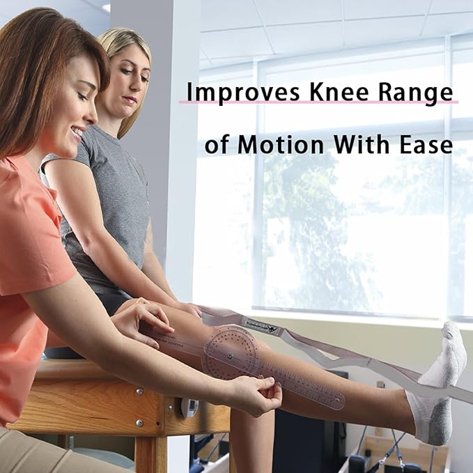 Stretching Strap Yoga Strap with Loops, Stretch Straps for Physical Therapy, Non-Elastic Exercise Strap for Pilates, Dance and Gymnastics with Workout Guide-GravixFit