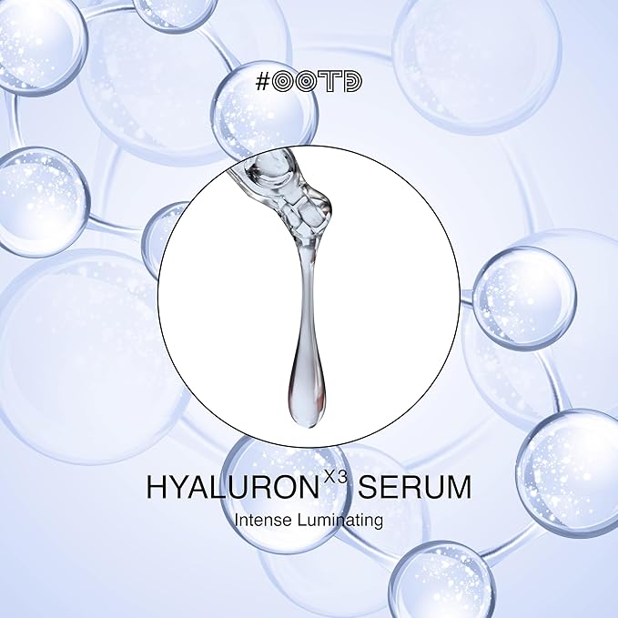 #OOTD Triple Hyaluron Hydrating Mask for Dry and Sensitive Skin, Anti Aging, Tightening and Moisturizing, Korean Vegan Beauty, Hyaluronic Acid, Caffeine, Vitamin C 10EA-GravixFit