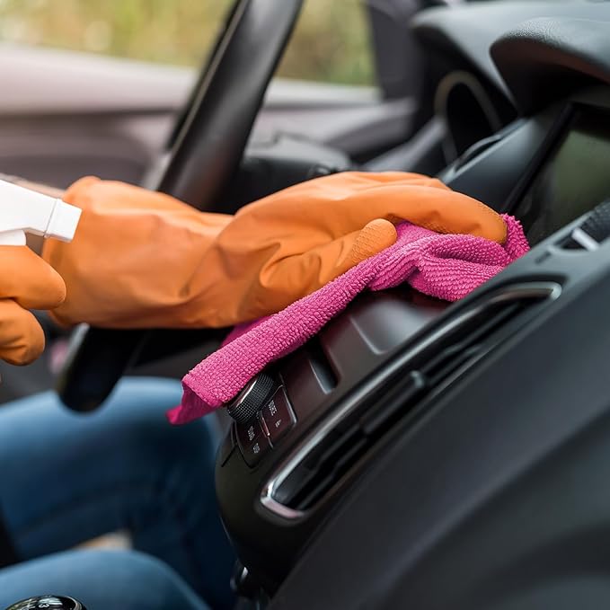 Arkwright Microfiber Gym Towel - Pack of 12 - Super Soft, Quick Dry Workout Sweat Towels, 300 GSM Lightweight & Absorbent for Sports, Working Out, Yoga, and Spa, 16 x 27 in, Red-GravixFit