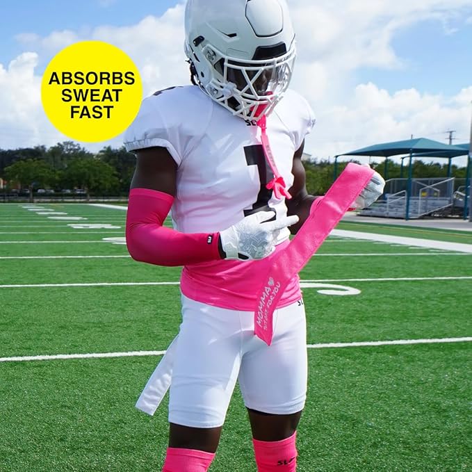 SLEEFS Momma Pink Thin Football Towel-GravixFit