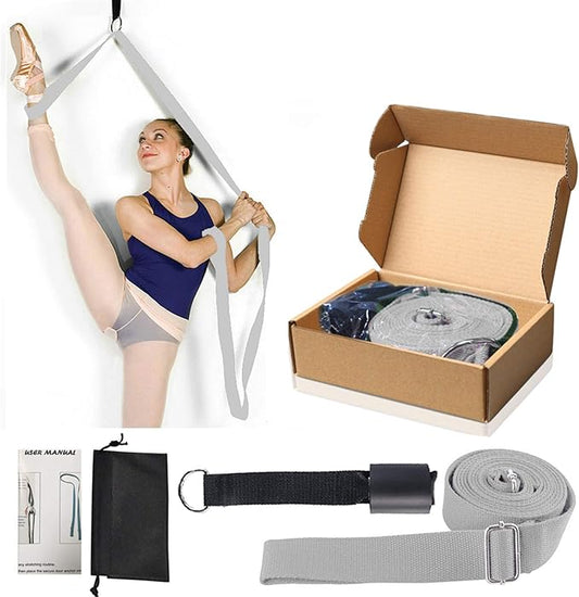 Leg Stretcher, Door Flexibility & Stretching Leg Strap - Great for Ballet Cheer Dance Gymnastics or Any Sport Leg Stretcher Door Flexibility Trainer Premium Stretching Equipment-GravixFit