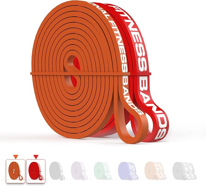 Pull Up Assist Bands Set by Functional Fitness. Heavy Duty Resistance and Assistance Training Band-GravixFit