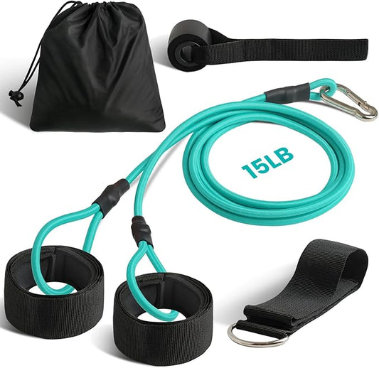 Baseball Pitching Resistance Bands - 15/30 Lb Softball Pitching Trainer, Resistance Bands for Arm Strength, Ideal for Training, Warm-Ups & Beginner Learning-GravixFit