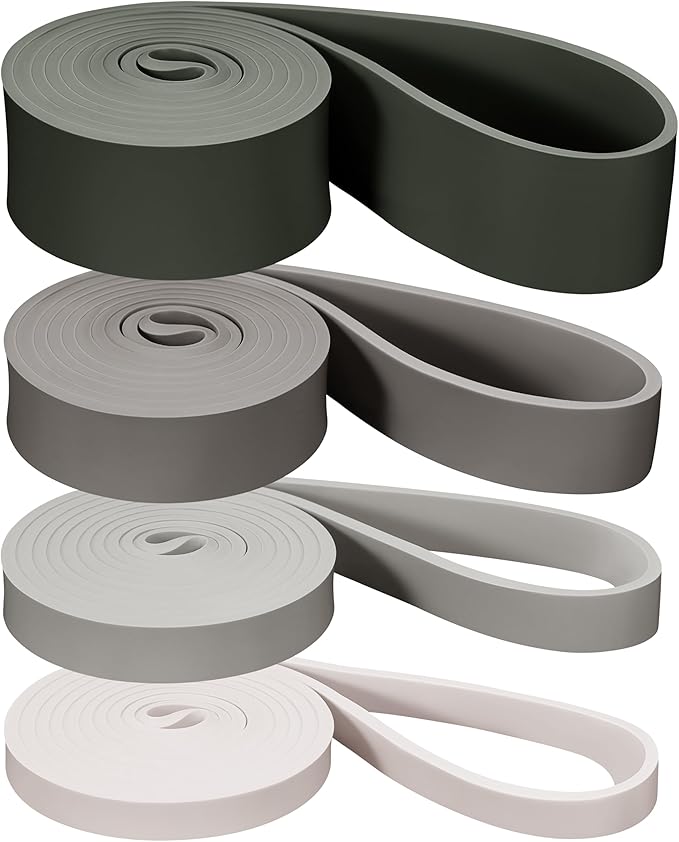 Retrospec Lift Resistance Pull Up Assistance Band Set for Working Out, Home Fitness, Toning, Stretching. Physical Therapy, Muscle Training & Exercise - Lightweight & Portable for Men & Women-GravixFit