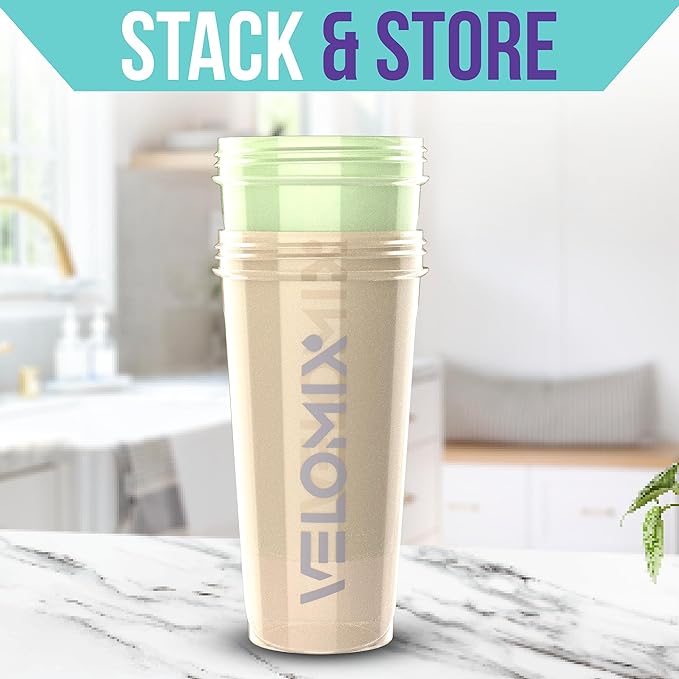'-2 Pack- 28 oz Protein Shaker Bottles for Protein Mixes - 2x Wire Whisk | Leak Proof Shaker Cups for Protein Shakes | Protein Shaker Bottle Pack | Shakers for Protein Shakes-Soft Combo-GravixFit