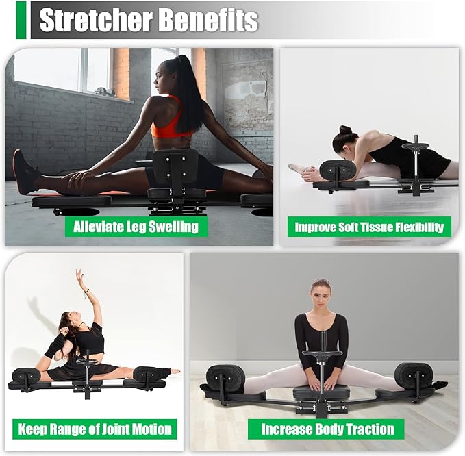 180° Stretch Leg Stretcher Split Machine, Split Machine for Flexibility, Hip Stretching Machines, for Yoga, Dance, and Martial Arts Enthusiasts, 220Lbs Load-Bearing Capacity-GravixFit
