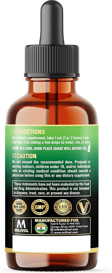 10in1 Cayenne Pepper Liquid Drops + Ginger, Ceylon Cinnamon, Vitamin D3, Vitamin K2, Garlic, Black Pepper and More - Digestion Support - 2 Fl Oz - 2 Months Supply-GravixFit