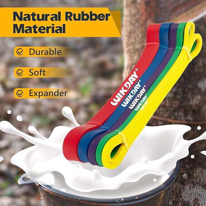 Resistance Bands for Working Out, Exercise Bands, Workout Bands, Pull Up Assistance Bands for Body Stretching Training Physical Therapy Muscle Training for Men & Women-GravixFit