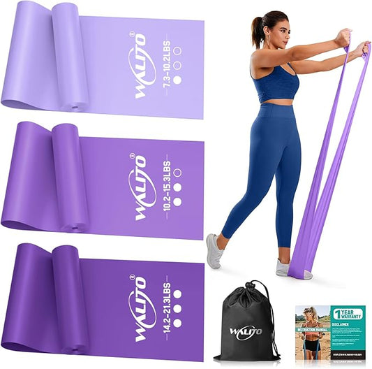 WALITO Resistance Bands for Working Out, Exercise Bands for Women and Men, Workout Bands for Physical Therapy, Stretch, Recovery, Pilates, Rehab, Strength Training and Home Gym-GravixFit