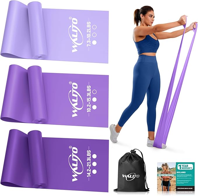 WALITO Resistance Bands for Working Out, Exercise Bands for Women and Men, Workout Bands for Physical Therapy, Stretch, Recovery, Pilates, Rehab, Strength Training and Home Gym-GravixFit