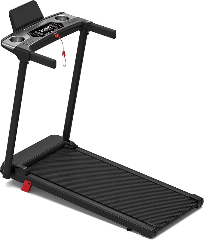 Portable Treadmill with Incline, 3.0HP Walking Pad with Handle Bar, 3-in-1 Foldable Treadmill for Home Office Small Space with Quiet Brushless, 300 LBS Capacity-GravixFit