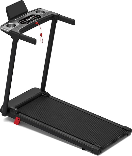 Portable Treadmill with Incline, 3.0HP Walking Pad with Handle Bar, 3-in-1 Foldable Treadmill for Home Office Small Space with Quiet Brushless, 300 LBS Capacity-GravixFit