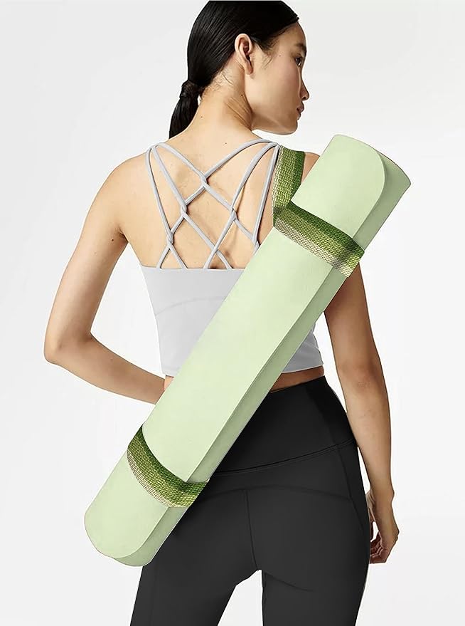 Yoga Mat Carrier Strap | Adjustable Mat Holder Sling for Carrying Mats | Thick & Comfy Texture | Yoga Mat Strap-GravixFit