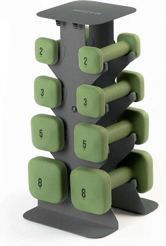 SafeGrip Dumbbells, Anti-Slip, Anti-Roll, Thick Handles, Free Weights, Square Dumbbells for Secure Workouts at Home, Weightlifting, and Personal Training-GravixFit