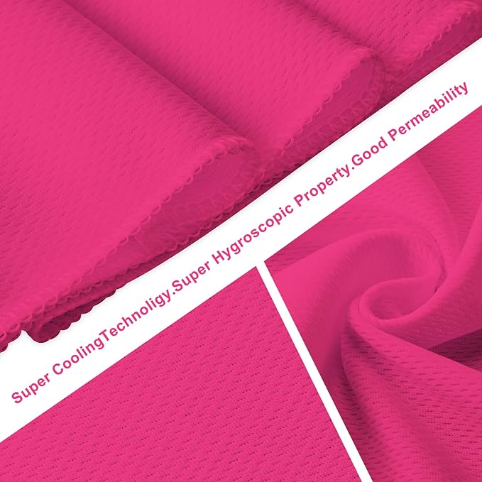 Honoson Cooling Towel Bulk - Neck & Face Cool Chilly Towels Microfiber Breathable Sport Sweat Rag for Gym, Yoga, Travel, Camping, Running, Outdoor-GravixFit