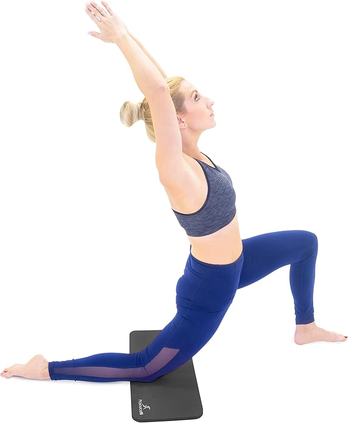 ProsourceFit Extra Thick Yoga Knee Pad and Elbow Cushion 15mm (5/8”) Fits Standard Mats for Pain Free Joints in Yoga, Pilates, Floor Workouts-GravixFit