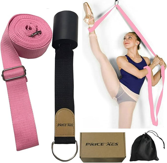 Door Flexibility & Stretching Leg Strap - Great for Ballet Cheer Dance Gymnastics or ANY Sport Leg Stretcher Door Flexibility Trainer Premium stretching equipment-GravixFit
