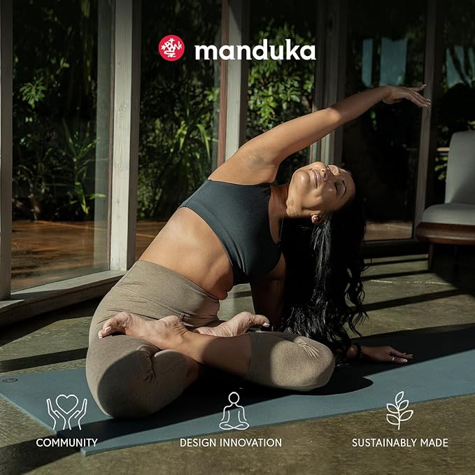 Manduka PRO Yoga Mat - 6mm | Lifetime Durability | Hygienic Construction | Premium Studio Quality | Teacher Approved-GravixFit
