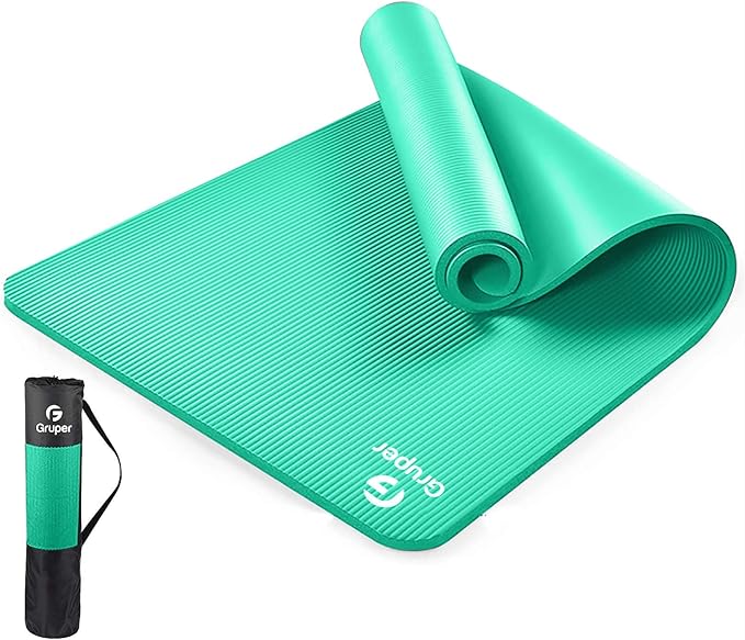 Thick Yoga Mat Non Slip, Large Size 72" L x 32" W x 0.6" TH, Premium Exercise & Fitness Mat with Carrying Strap and Bag, Workout Mats for Home-GravixFit