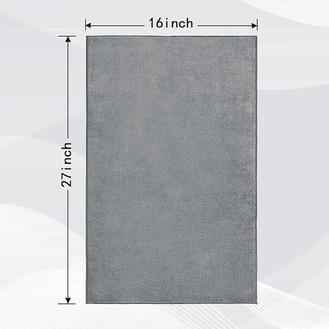 Orighty Gym Towels, Highly Absorbent Sweat Towels, Soft and Quick Drying Gym Towel for Daily Use, Multi-Purpose Towel for Sport, Salon, Spa, Hotel, 16 x 27 Inch, Grey, 3 Pack-GravixFit