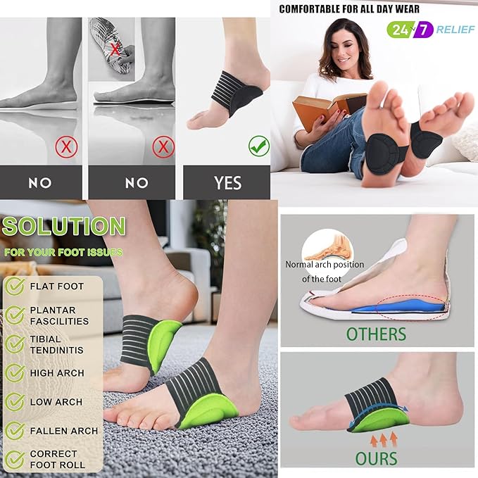 Gradient Fitness Therapy Stretching Belt, 12 Circle Multi Ring Stretching Belt (1.5 inches wide x 86.6 inches long), Therapy Equipment, Yoga Stretcher Strap,Leg Stretcher. Equipped with arch foot pads and pointed massage balls(BLACK)-GravixFit