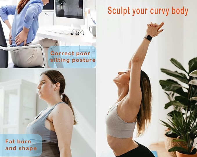 Figure 8 Resistance Band, Arm Back Shoulder Exercise Elastic Rope Stretch Fitness Band, Foot, Leg, Hand Stretcher, Arm Exerciser for Yoga Pilates Stretching Physical Therapy, Home Gym Workout-GravixFit