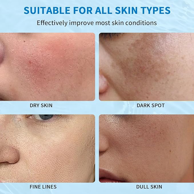 12 Pack Sheet Face Masks Skincare (Collagen, Hyaluronic acid, Snail, Retinol, Vitamin C, Niacinamide) Collagen Face Mask Hydrating Face Masks for Women Skin Care, Moisturizing, Brightening, Anti-Aging-GravixFit