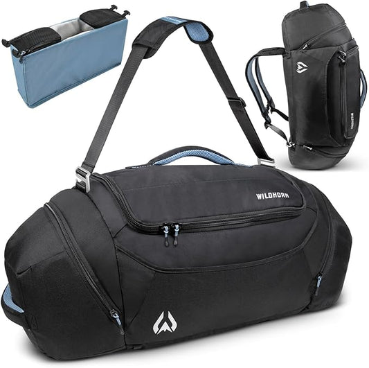 Wildhorn Gulch 70L MTB Duffle Bag for Travel - Lightweight & Durable Gym Bag for Women & Men. Ideal for Biking, Motorcycle, and Sports-GravixFit