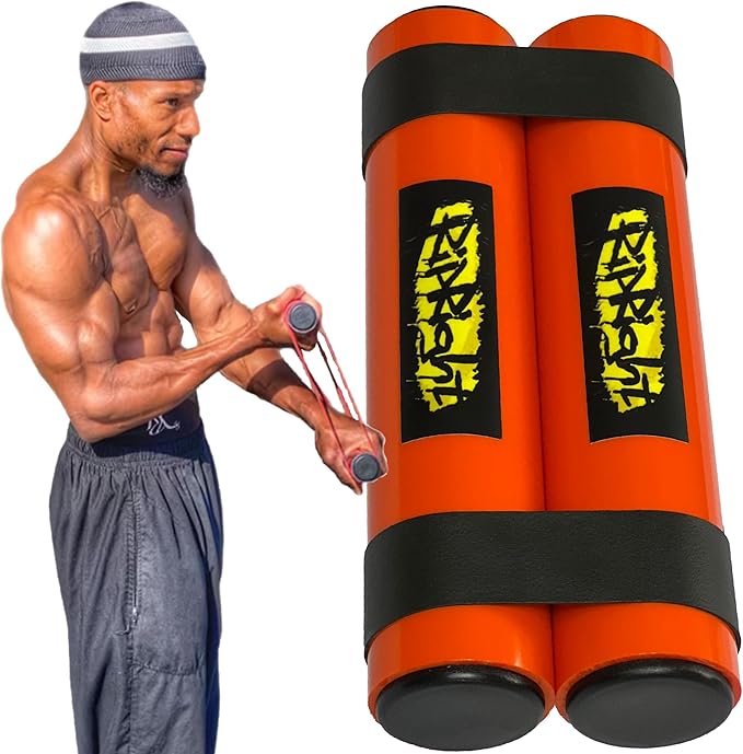 RipStick, Workout Equipment for Joint Rehab, Shoulder and Resistance Training, Muscle Building and Core Workout Equipment with 6 Adjustable Resistance Bands-GravixFit