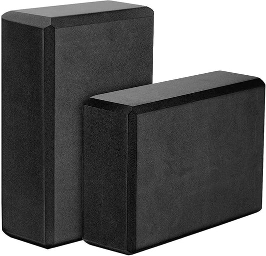 Gaiam Yoga Block - Supportive Latex-Free Eva Foam - Soft Non-Slip Surface with Beveled Edges for Yoga, Pilates, Meditation - Yoga Accessories for Stability, Balance, Deepen Stretches-GravixFit
