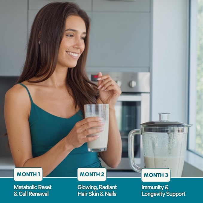 LyfeFuel All-in-One Essentials Nutrition Shake | Complete Meal Replacement Powder | 50+ Superfood Blend, 18g Plant- Based Protein - Vanilla, 24 Servings-GravixFit