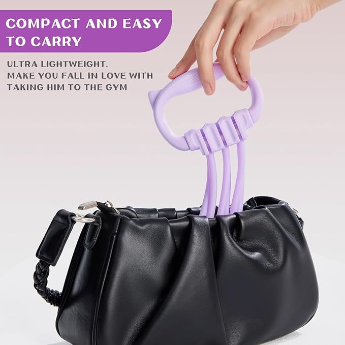 Resistance Bands with Handles, Single Resistance Bands, Exercise Bands with Comfortable Handles, Resistance Training, Physical Therapy, Home Workouts, Fitness, Pilates-GravixFit