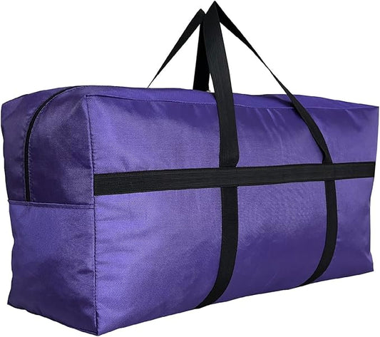 Extra Large Storage Duffle Bag with Zippers and Handles, Big Foldable Duffle Bag for Travel-GravixFit