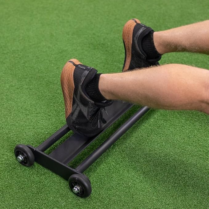 Titan Fitness Glute Hamstring Ab Glider, Leg and Ab Roller for Home Gym Fitness, Lower Body Workout Equipment-GravixFit