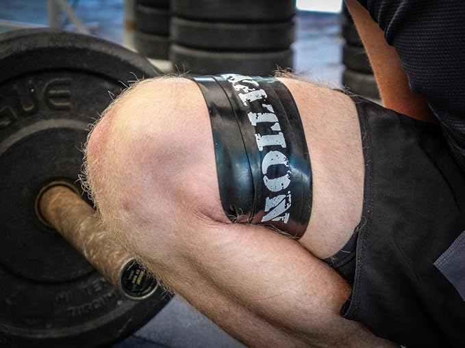 WOD Nation Muscle Floss Bands Recovery Band for Tack and Flossing Sore Muscles and Increasing Mobility : Stretch Band Includes Carrying Case-GravixFit