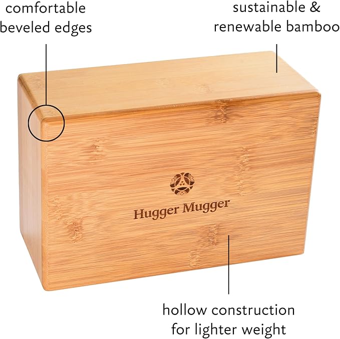 Hugger Mugger Bamboo Yoga Block-GravixFit