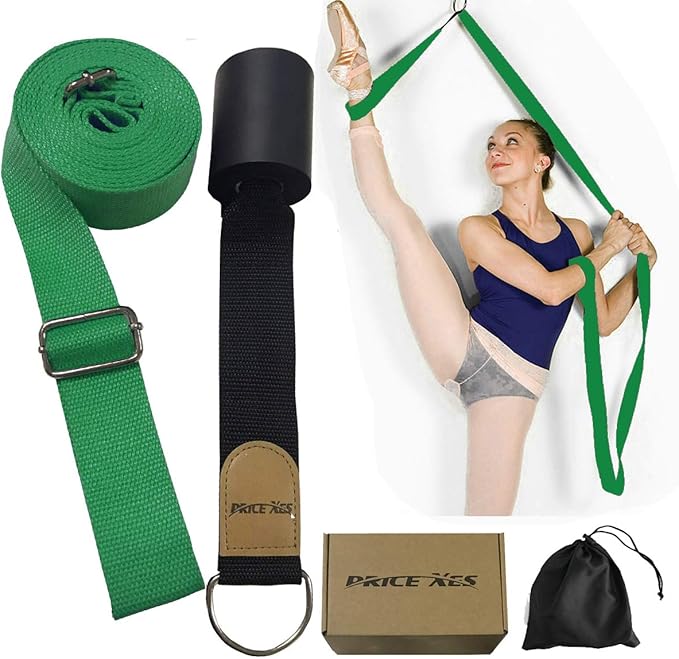 Door Flexibility & Stretching Leg Strap - Great for Ballet Cheer Dance Gymnastics or ANY Sport Leg Stretcher Door Flexibility Trainer Premium stretching equipment-GravixFit