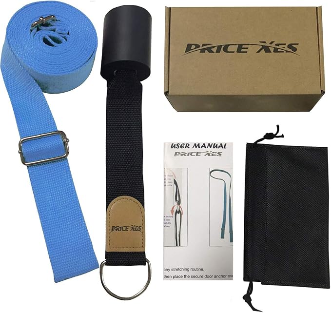 Door Flexibility & Stretching Leg Strap - Great for Ballet Cheer Dance Gymnastics or ANY Sport Leg Stretcher Door Flexibility Trainer Premium stretching equipment-GravixFit