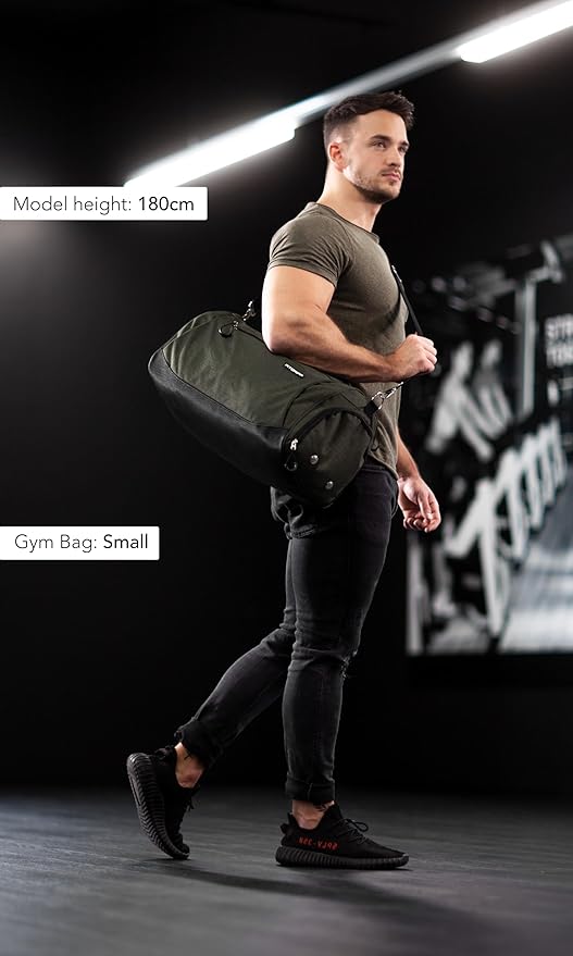 Fitgriff® Gym Bag for Men & Women with Shoe & Wet Compartment - Duffle Bag for Travel, Sports, Fitness & Workout-GravixFit