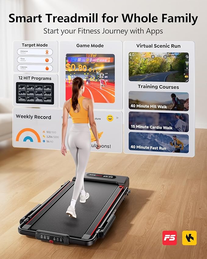 3 in 1 Under Desk Treadmill with 10% Incline, Walking Pad Treadmill with Removable Desk Workstation, Adjustable Height for Different Need, Foldable for Home Small Office-GravixFit
